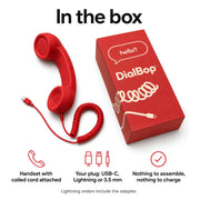 GetRingGO™ Retro Phone Handset Compatible with iPhone & Android